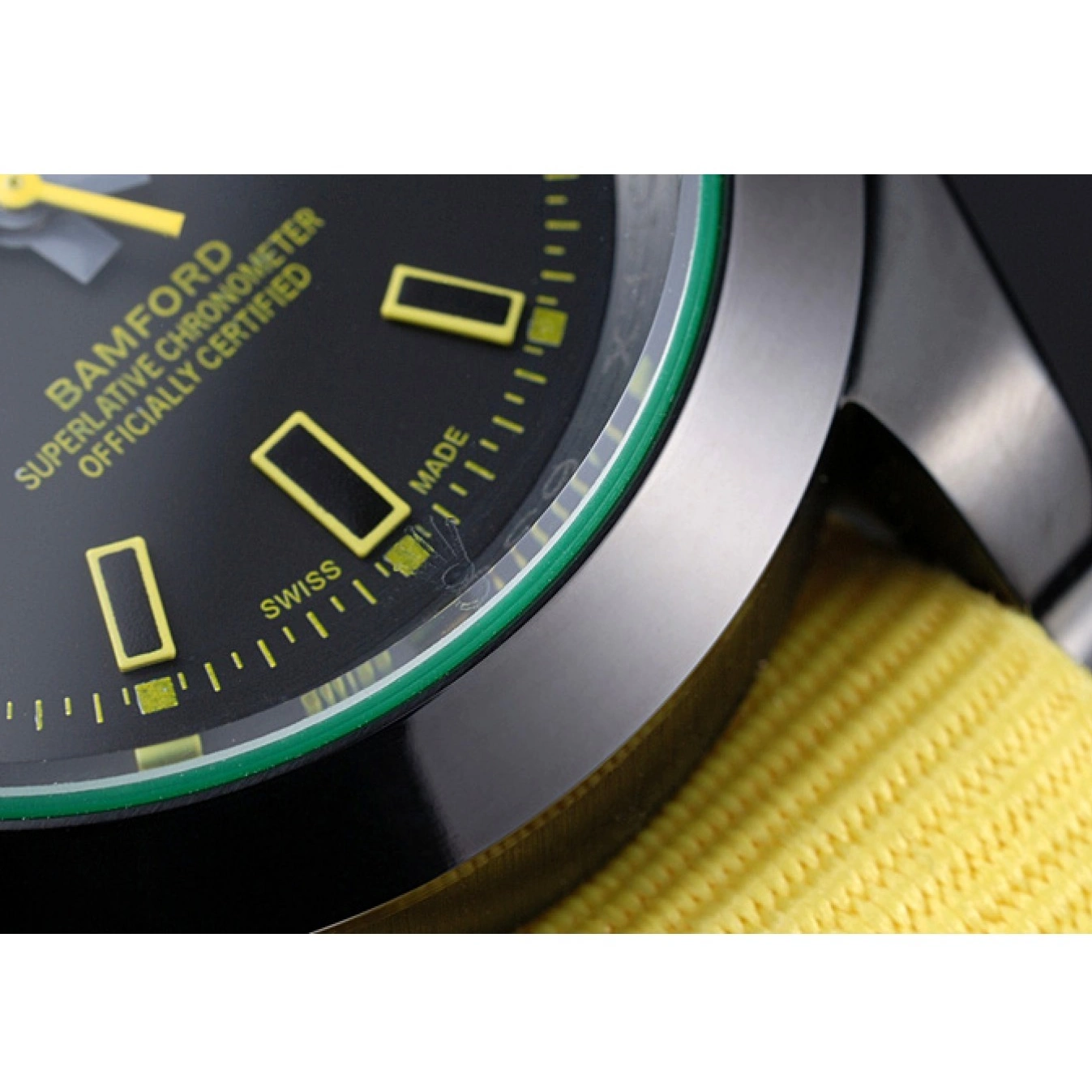 MiroTime 0821 Rolex Milgauss Bamford Yellow Nylon Strap 621999